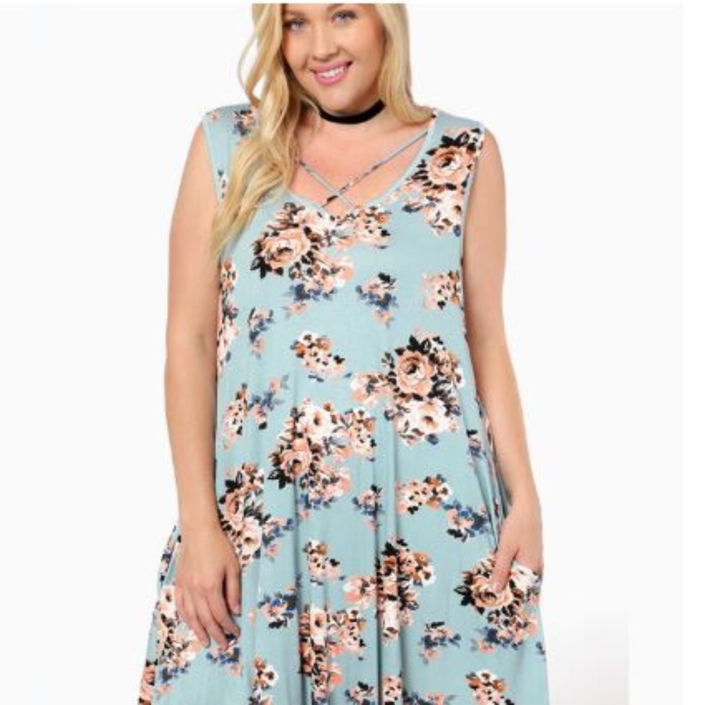 (NEW) Spring Floral Dress